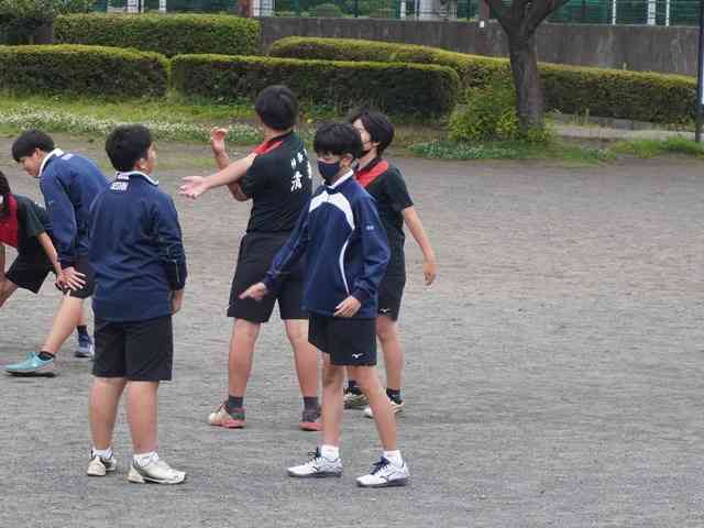 0703ソフトテニス部大会の様子（7月1日）2-2
