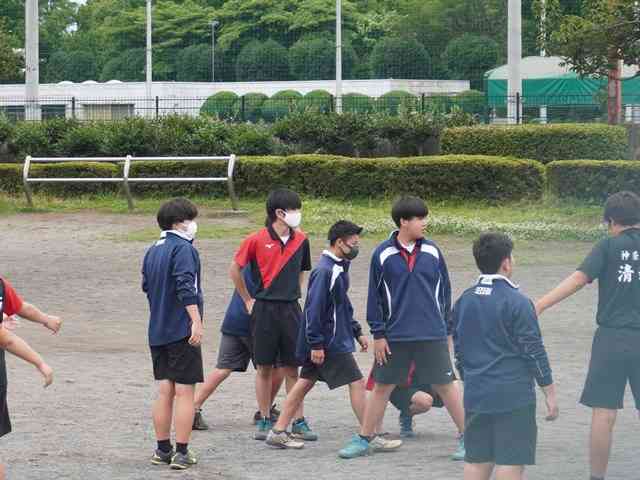 0703ソフトテニス部大会の様子（7月1日）2-3